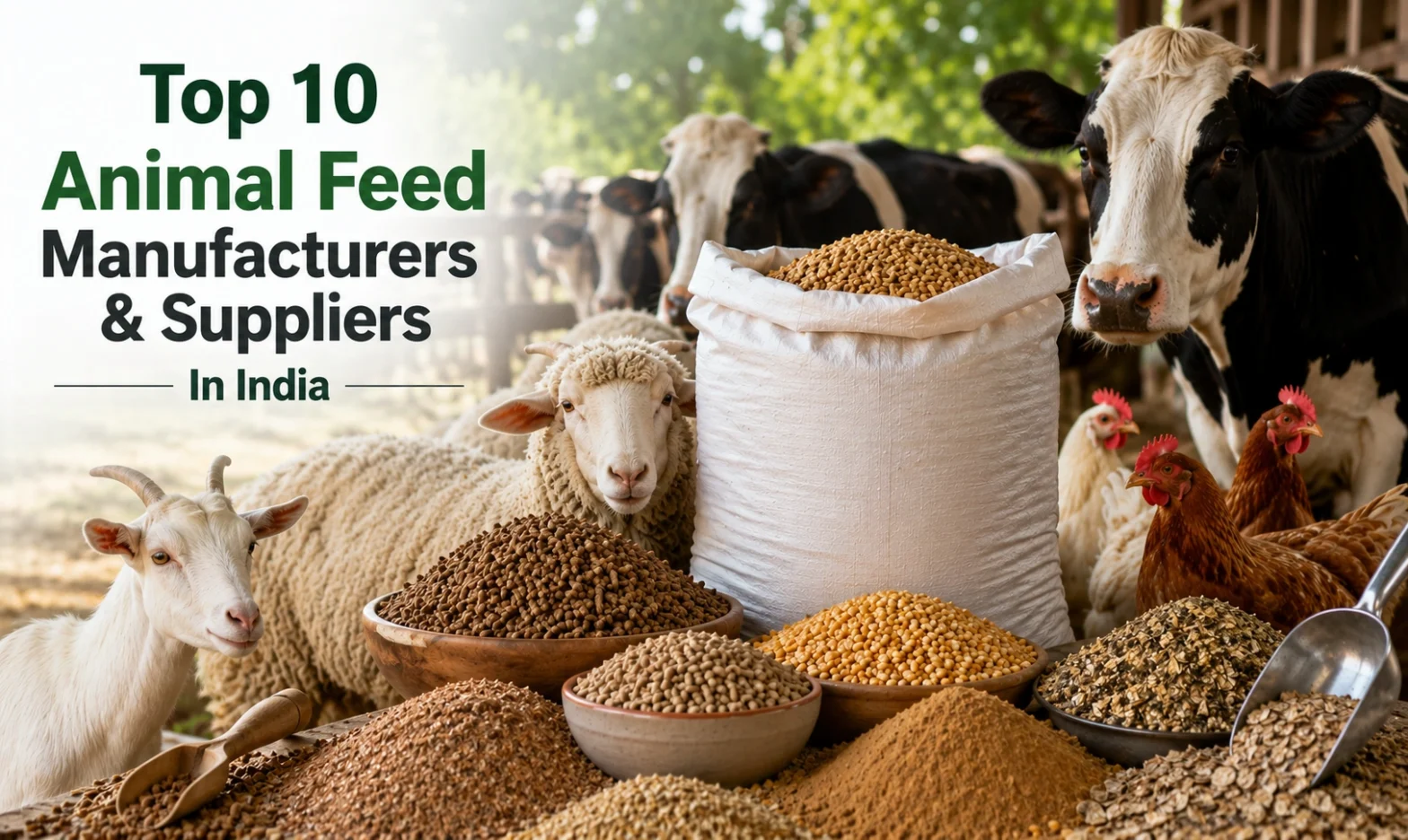 Top 10 Animal Feed Manufacturers & Suppliers In India