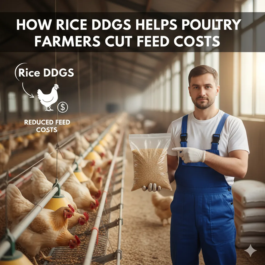 How Rice DDGS Helps Poultry Farmers Cut Feed Costs