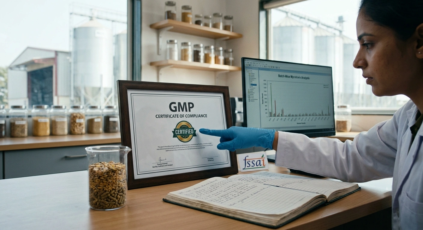 GMP And FSSAI Certifications In Feed Raw Material Quality
