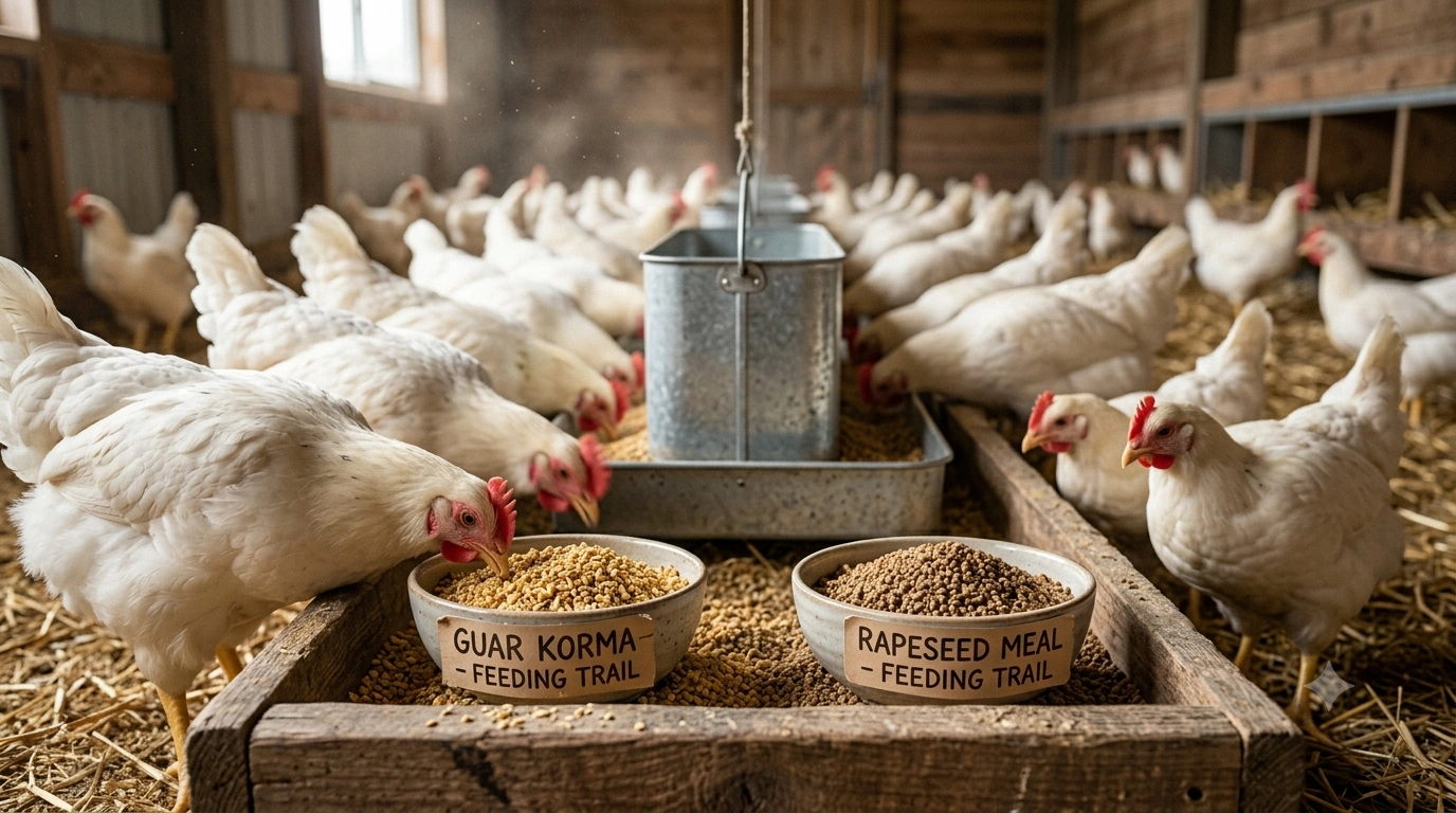 Guar Korma vs Rapeseed Meal The Right Protein Source For Poultry
