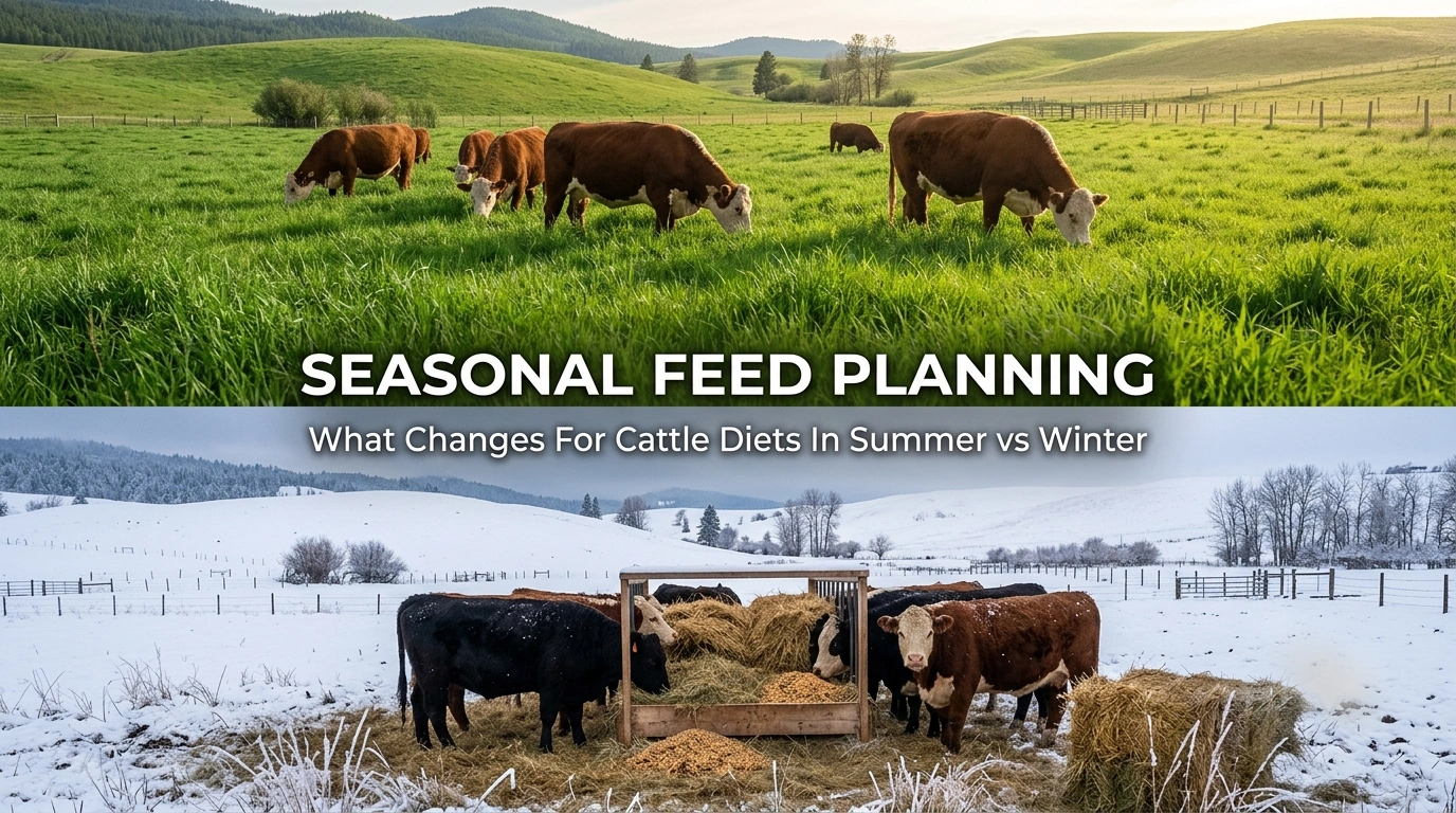 Seasonal Feed Planning for Cattle Diets in Summer vs Winter